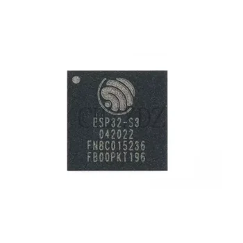 100% оригинална ESP32-S3FN8 RF On-chip система - SoC SMD IC , Dual-Core MCU, Wi-Fi 2.4G & BLE 5.0 комбо, 8 MB Quad SPI Flash ESP32