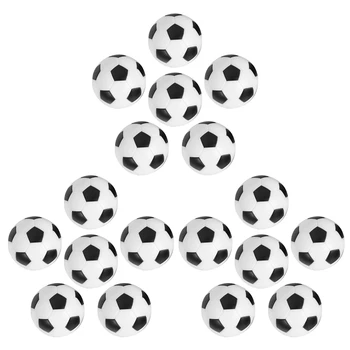 18PCS малък футболен стил маса топка джаги твърда пластмасова маса топка колега игра деца играчка