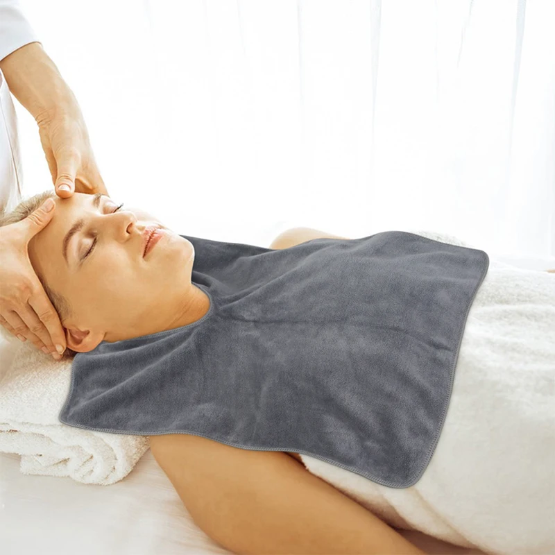 1pc Персонализирана U форма кърпа микрофибър естетик салон Спа масаж за лице лечение на шия козметични кърпи топло за спа Изображение 0