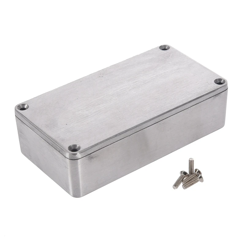 3X Diecast алуминиева електроника проект кутия кутия корпус инструмент водоустойчив, стандарт 1590B 112X60x31mm Изображение 0