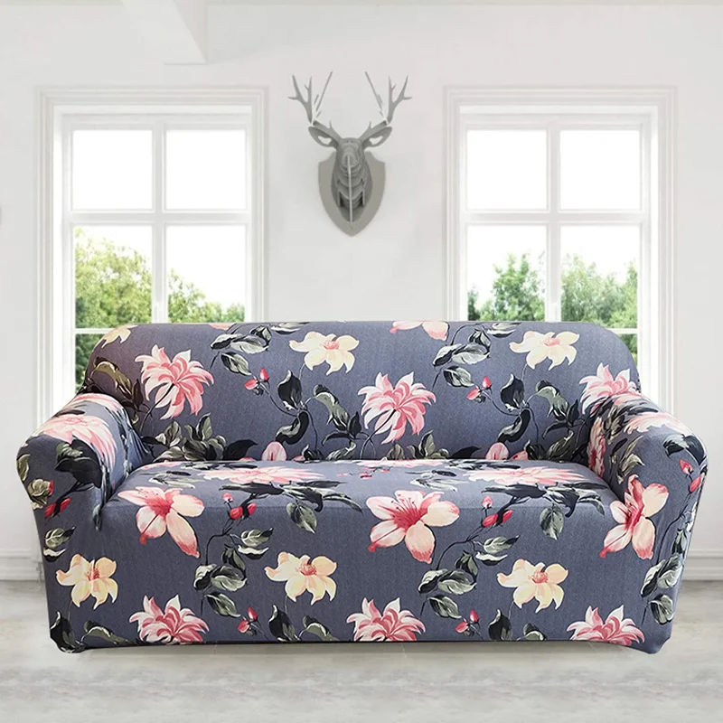 Loveseat Cover Stretch Loveseat Covers Loveseat Slipcovers for Cushion Couch Printed Covers for Loveseats Seater Sofa Cover Изображение 0