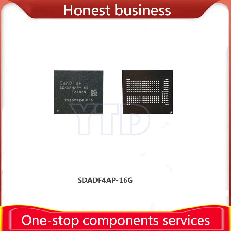 SDADF4AP-16G 100% работещ 100% качествен EMCP BGA221 16G+2 16G+16 чип памет на твърдия диск на мобилен телефон Компютърна SDADF4AP за съхранение Изображение 0