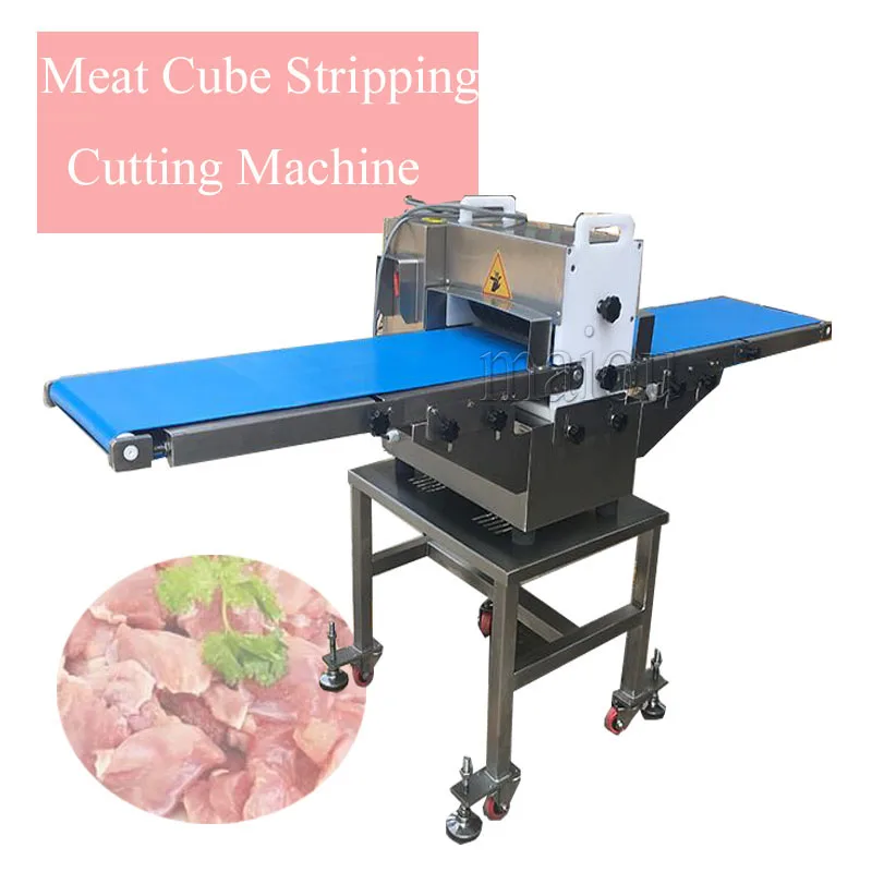 Електрическа машина за нарязване на месо Търговски Начало Неръждаема автоматична машина за рязане на рязане Машина за рязане на месо Изображение 0