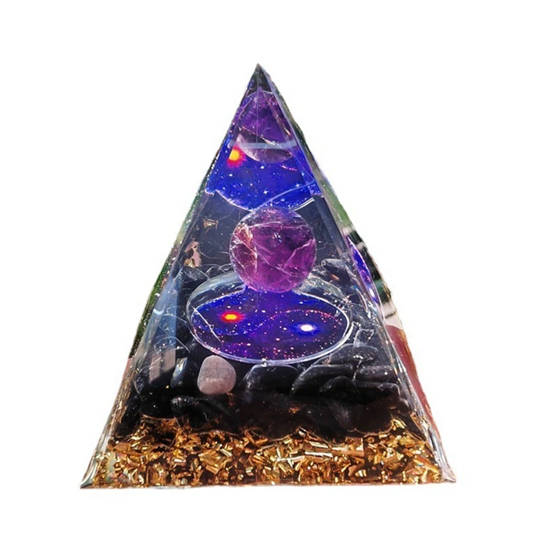 Качество 5Cm кристален чакъл пирамида занаяти пирамида Начало Декорация на работния плот Занаяти Изображение 0