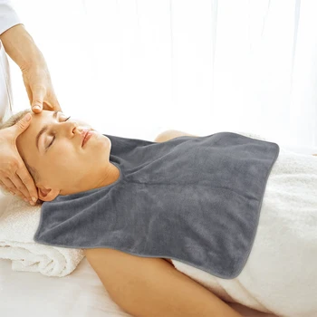 1pc Персонализирана U форма кърпа микрофибър естетик салон Спа масаж за лице лечение на шия козметични кърпи топло за спа
