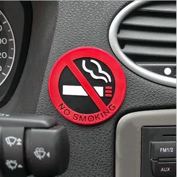 1pcs Предупреждение Лого за пушене Стикери за кола за Mercedes-Benz A B R G Клас GLK GLA W176 w203 w204 w205 w211 w212 w213 W251