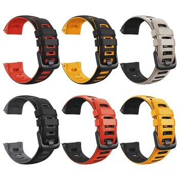 2021 Нова каишка за Garmin Instinct / Instinct Esports силиконови часовници Мода Cool двуцветна лента за китка с инструмент