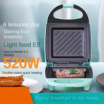 220V Iken сандвич лека машина за закуска многофункционална домашна сандвич машина тост тостер палачинка омлет отопление
