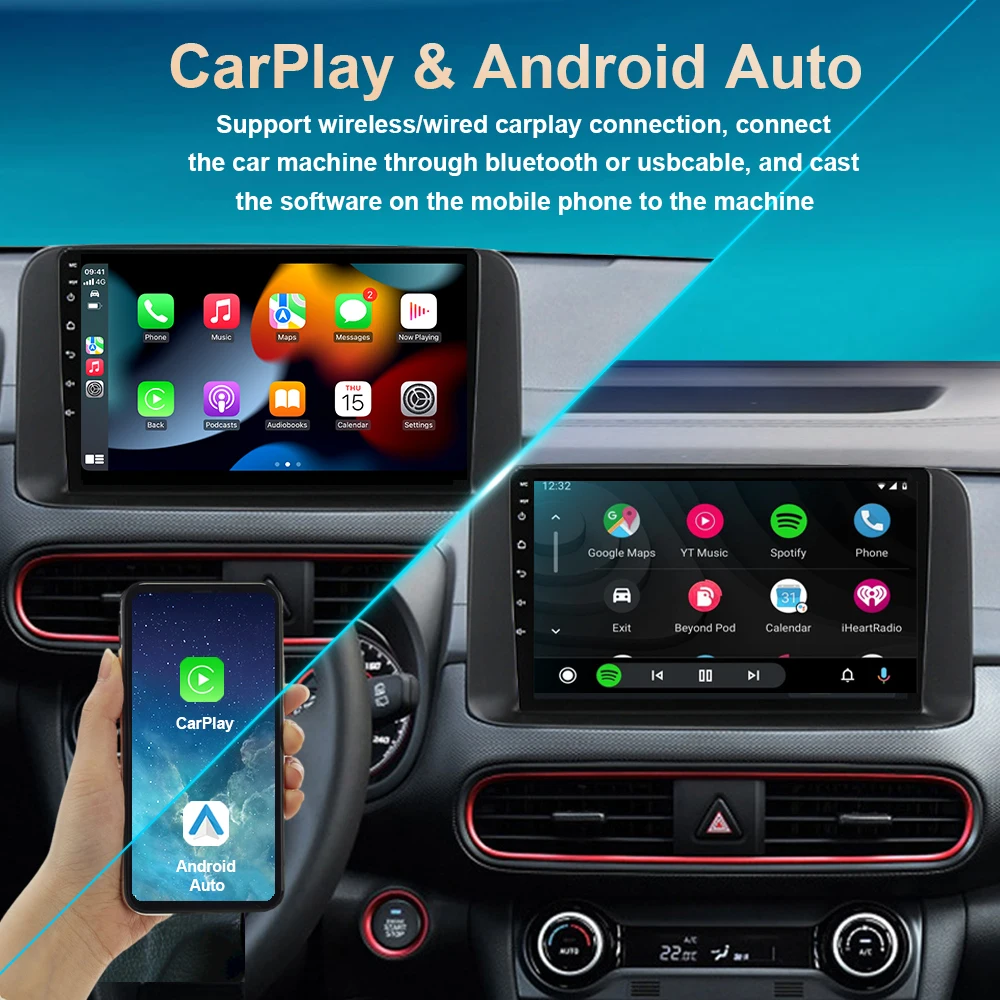 9 инчов Android 13.0 кола радио мултимедиен видео плейър навигация за Ford Kuga 2 Escape 3 2012 - 2019 No 2din 2 din dvd Изображение 1