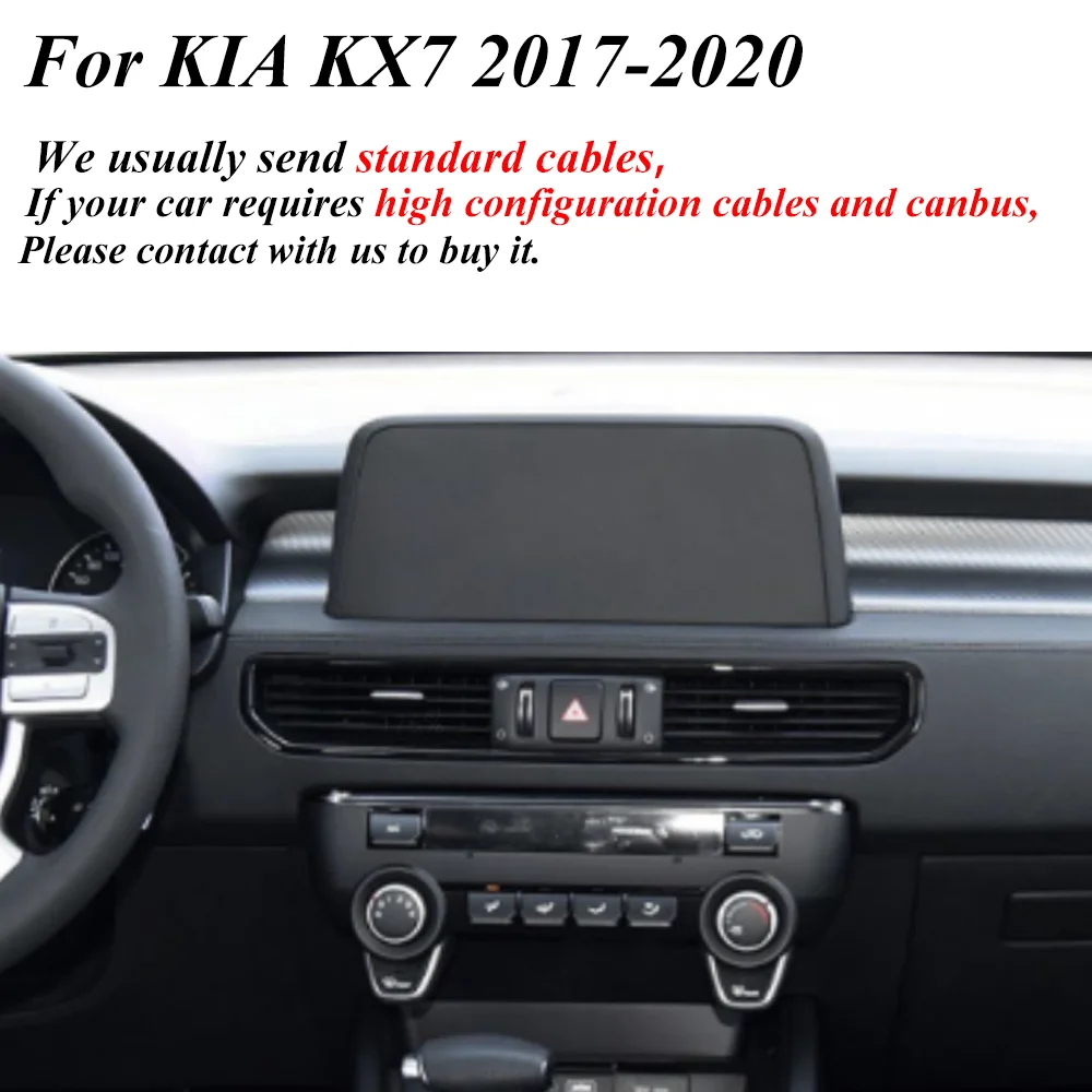 JUSTNAVI 12.3inch 8G + 128G 1920 * 720 Android 10 Car Radio GPS мултимедиен плейър за KIA KX7 2017 2018 2019 2020 Навигация Carplay Изображение 1