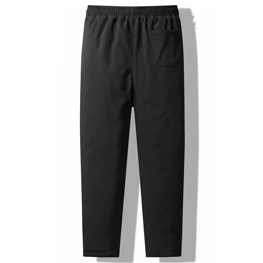 Мъжки ежедневни панталони с цип джобни панталони Ветроупорни мъжки зимни панталони с подсилени джобове с цип Универсален за случайни Изображение 1