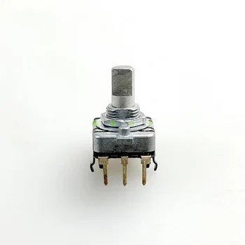 2PCS EC16 тип енкодер усилвател аудио сила на звука потенциометър стъпка 24 точки 24 импулси дължина на вала 15mm
