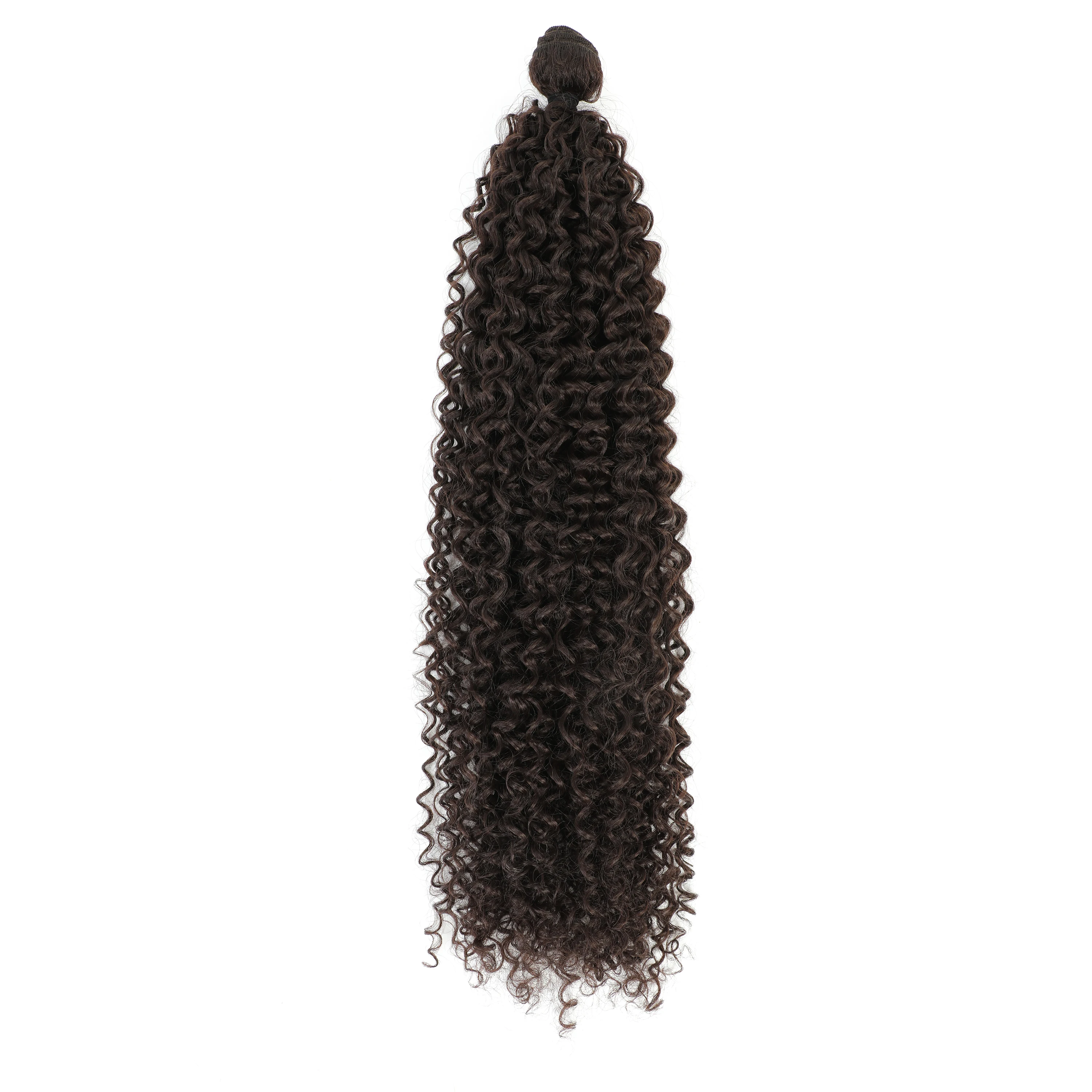 Magicae къдрава естествена коса разширения дълги синтетични къдрава пакети естествена коса тъкат разширения за жени Изображение 2
