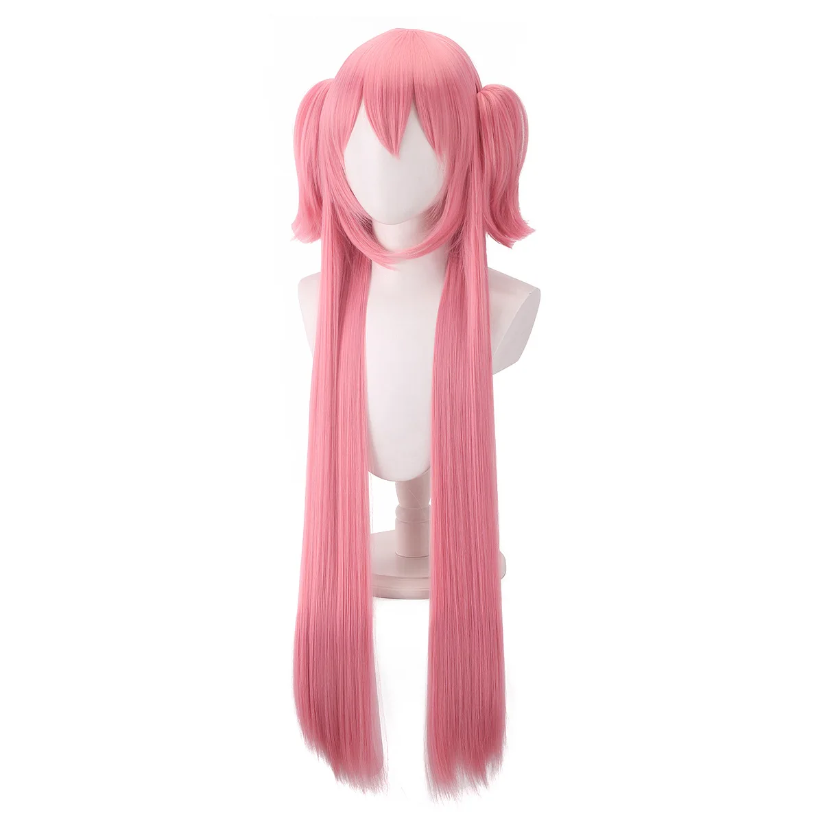 RANYU Puella Magi Madoka Magica Kaname Madoka перуки синтетични дълги прави розови аниме косплей перука за коса за парти Изображение 2