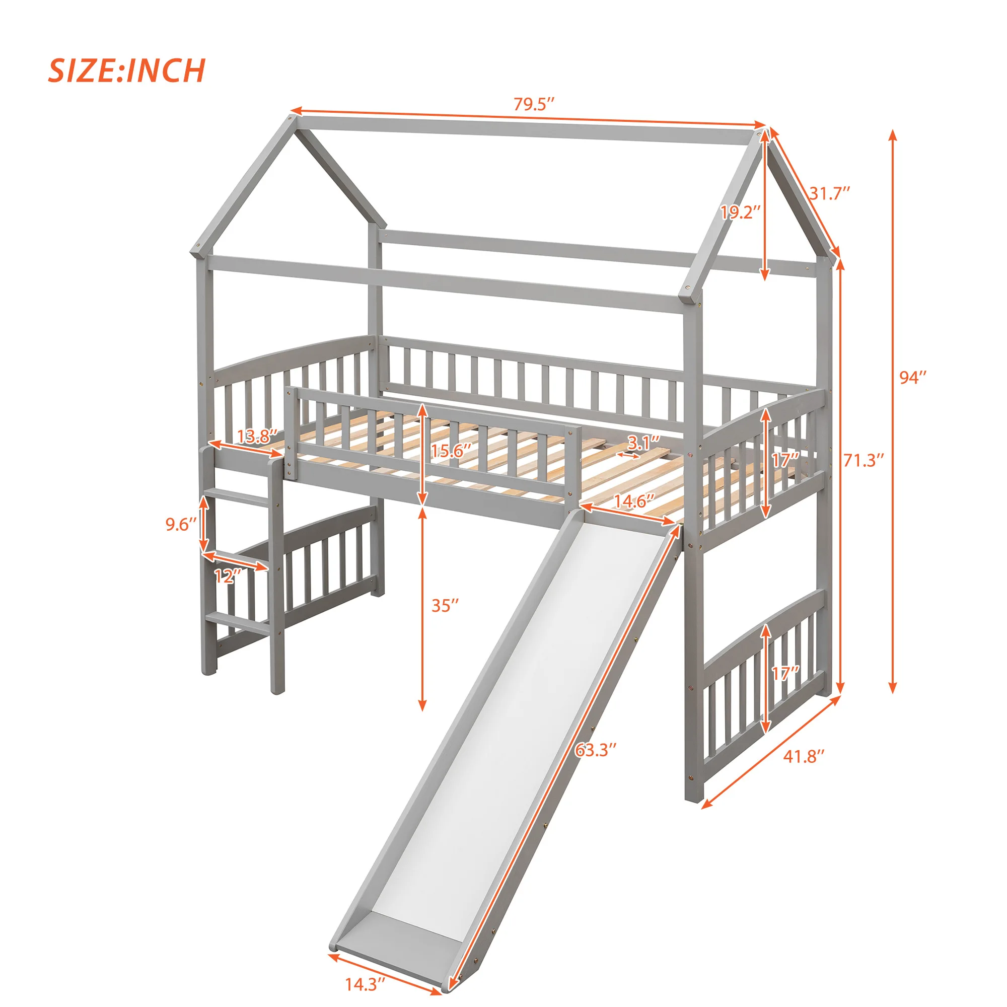 Бяло детско легло с две чекмеджета - перфектно допълнение към детската стая Изображение 2