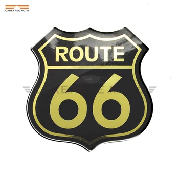 3D мотоциклет стикер стикер Америка САЩ Историческият маршрут 66 стикери случай за Harley Touring Electra Glide Ultra Road King