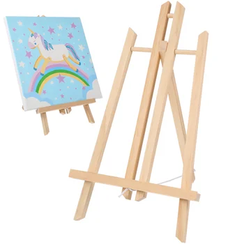 40 см дървени стативи бюро статив дисплей стойка дървени дете таблица отгоре за боядисване