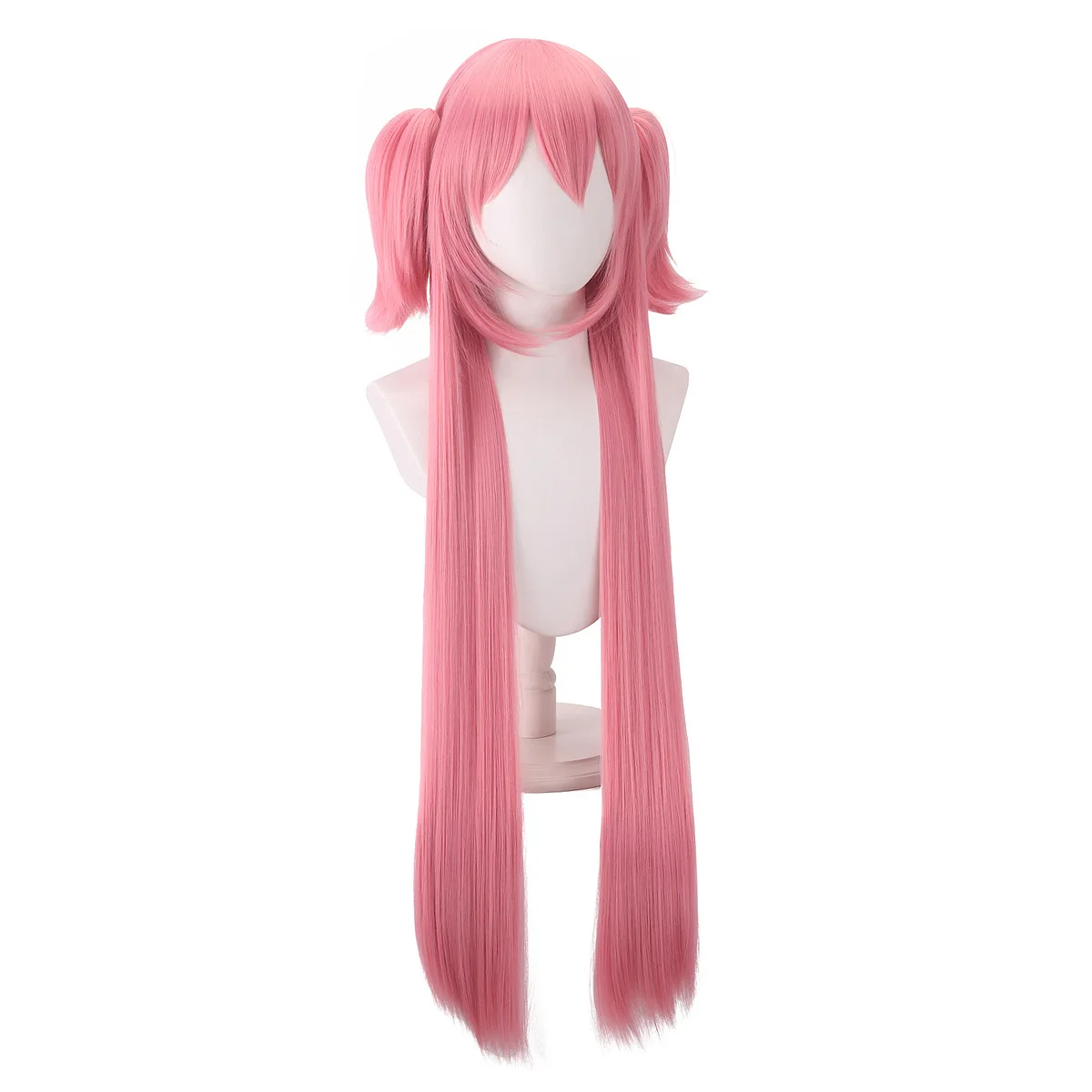 RANYU Puella Magi Madoka Magica Kaname Madoka перуки синтетични дълги прави розови аниме косплей перука за коса за парти Изображение 3