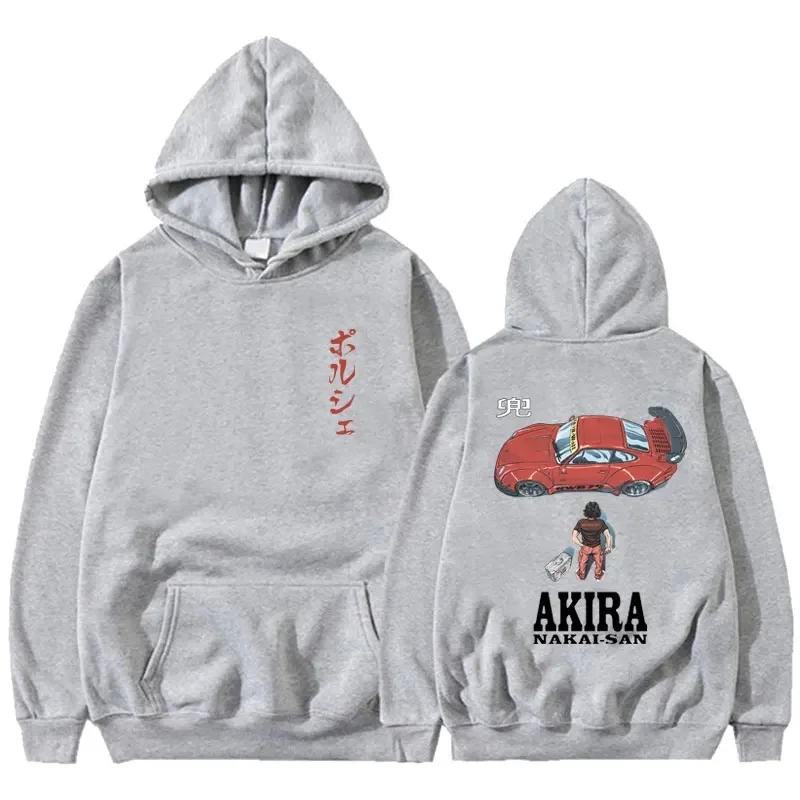 Аниме Drift Initial D AE86 печат качулка JDM RWB Акира Накай Сан манга суитчър мъже жени случайни извънгабаритни улично облекло пуловер Изображение 3