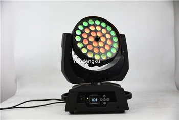 4pcs led ring control dmx moving heads zoom wash 36x15w 5in1 rgbwa zoom led moving head wash beam club stage light