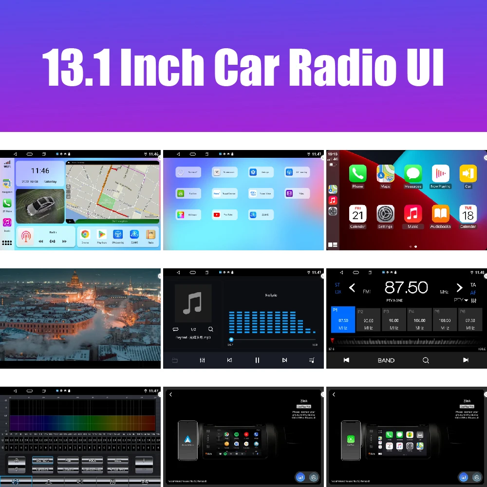 13.1 инчов автомобил радио за CHEVROLET AVEO 2016-2021 кола DVD GPS навигация стерео Carplay 2 Din централна мултимедия Android Auto Изображение 4