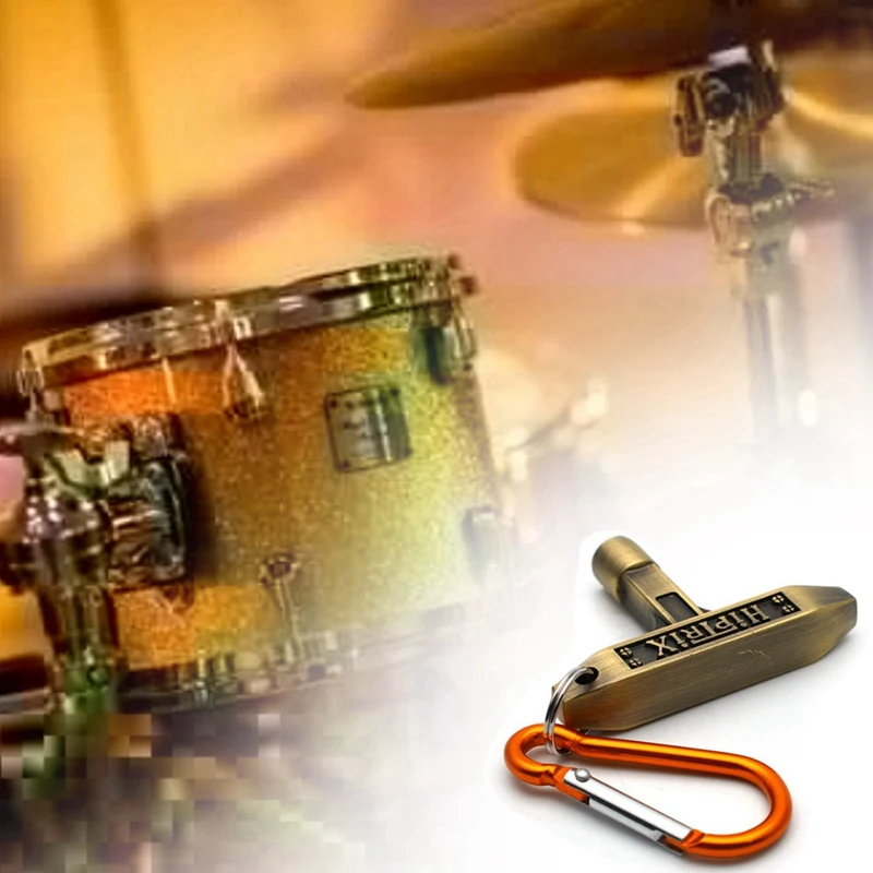 2X музикален инструмент Accs Drum Set Skin Tuning Key Snap Hook Drum Kit Гаечен ключ Инструмент за настройка на перкусии Изображение 4