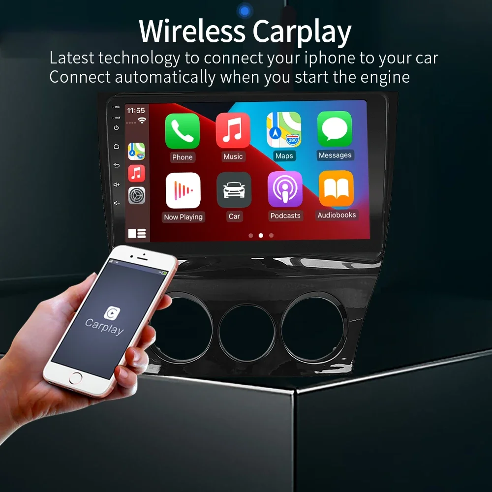 Android10.1За Mazda RX8 2009-2011 Автомобилно радио Многофункционален 9-инчов сензорен екран GPS стерео за кола Кабелен Carplay плейър Автомобилно радио Изображение 4