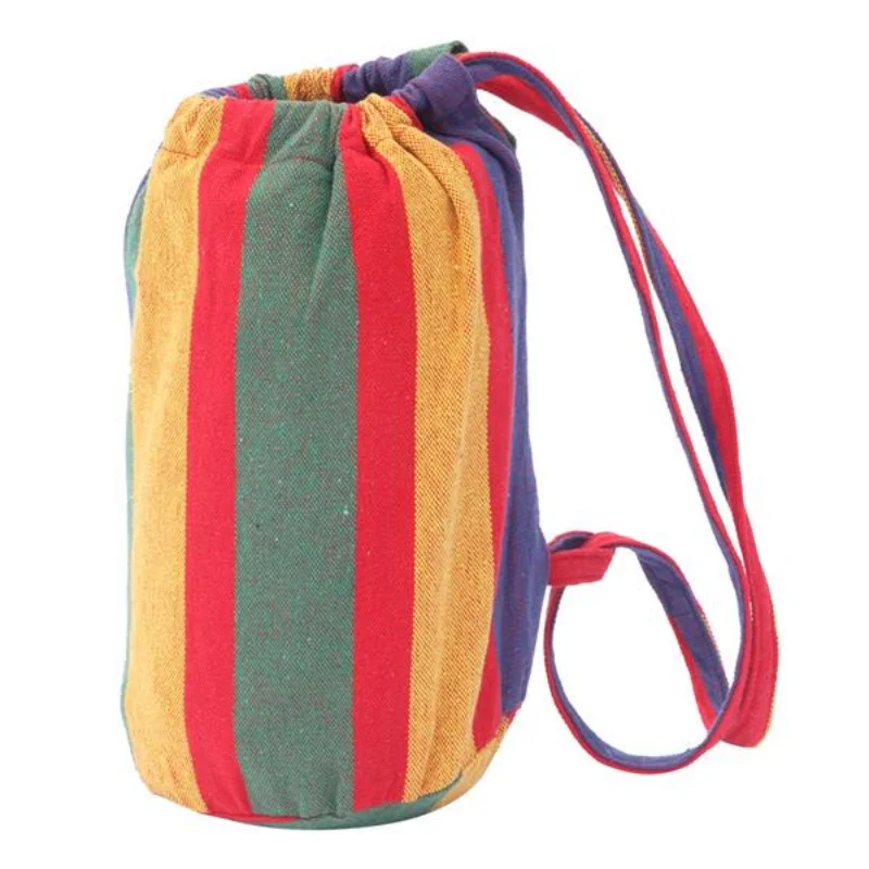 Red Rainbow хамак на открито къмпинг ултра лек преносим хамак открит отдих хамак люлка преносим с чанта за носене Изображение 4