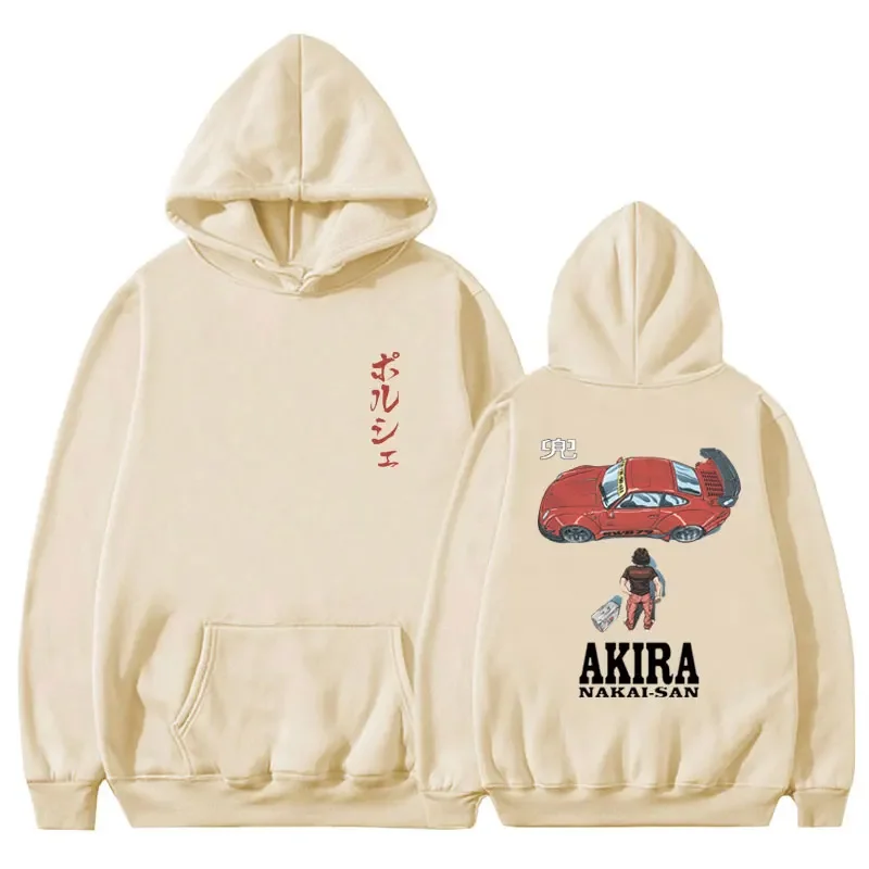 Аниме Drift Initial D AE86 печат качулка JDM RWB Акира Накай Сан манга суитчър мъже жени случайни извънгабаритни улично облекло пуловер Изображение 4