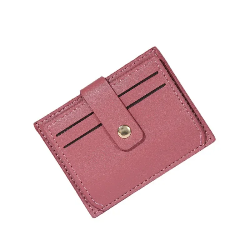 Нова чанта карта чанта PU кожа жени проста мода класически плътен цвят рисувам колан бутон чантата жена Изображение 4