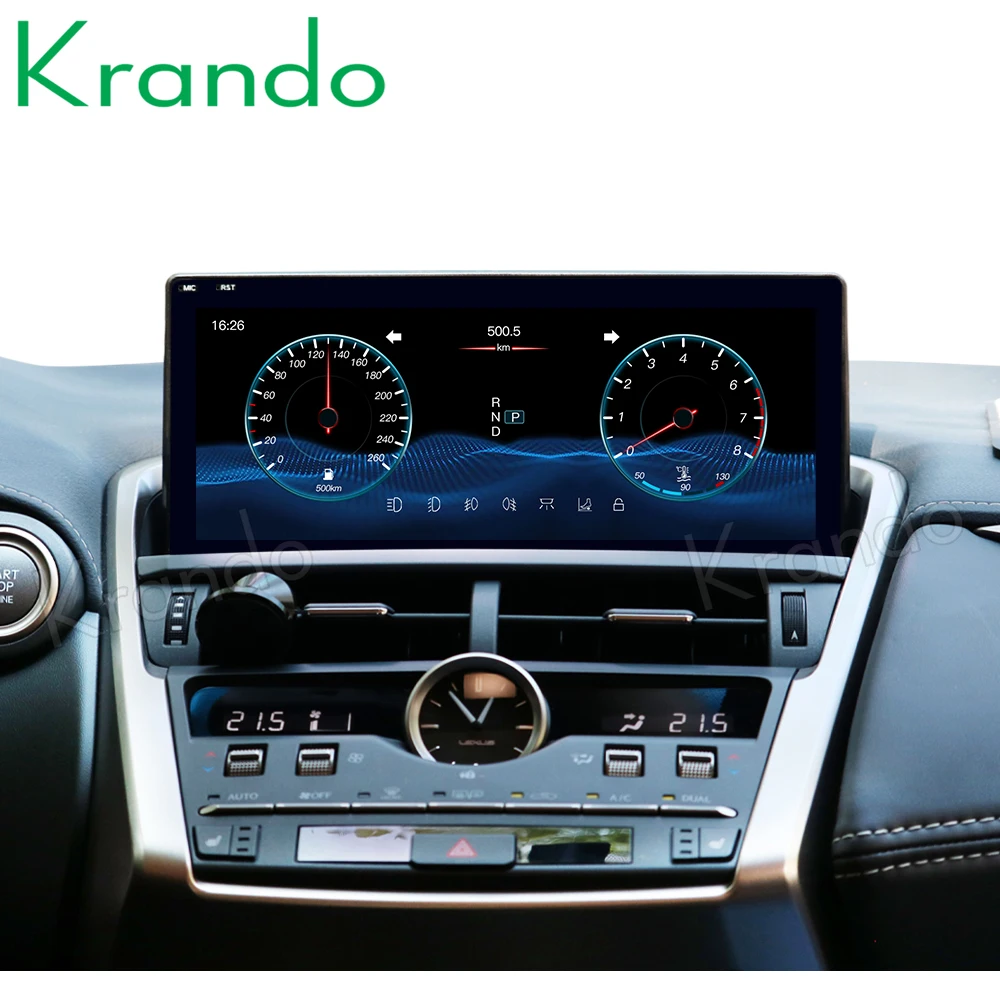 Krando Android 4G 64G 10.25'' Автомобилно радио за Lexus NX 200t 300h 2013-2019 GPS плейър BT WIFI безжична Carplay мултимедия Изображение 5