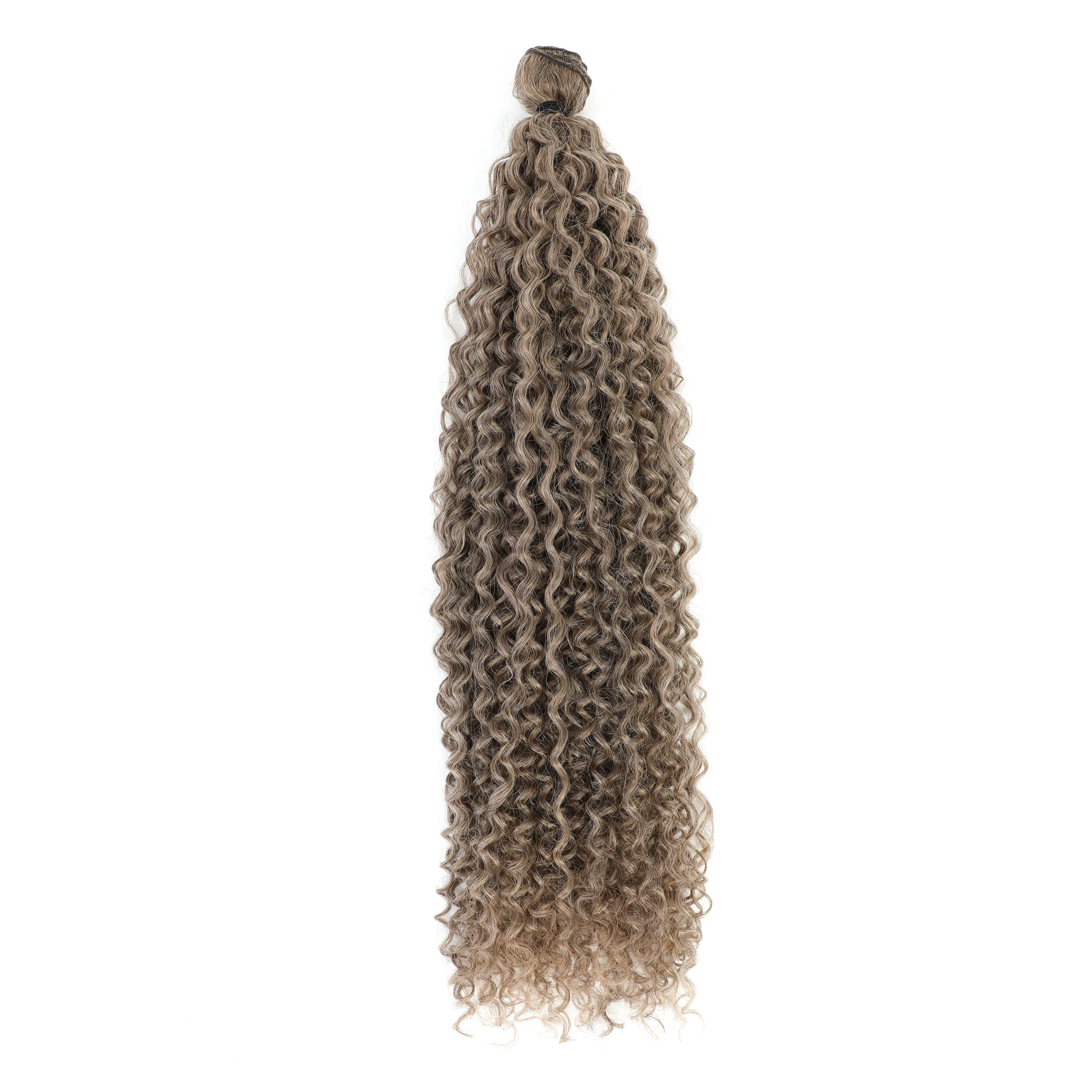 Magicae къдрава естествена коса разширения дълги синтетични къдрава пакети естествена коса тъкат разширения за жени Изображение 5