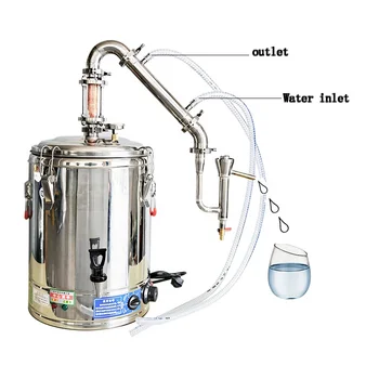 70L електрически дестилатор неръждаема стомана дестилирана вода машина самостоятелно пивоварната бренди уиски пивоварство 