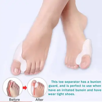 7PCS/SET Бунион ръкави Hallux Valgus коректор подравняване Toe сепаратор Metatarsal шина Ортопедични Облекчаване на болката Инструмент за грижа за краката
