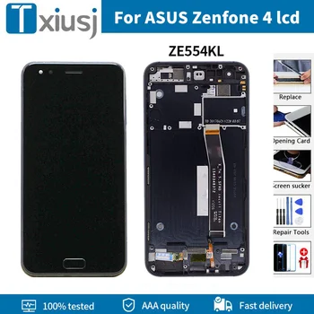 AAA+++ LCD за ASUS Zenfone 4 ZE554KL LCD дисплей сензорен екран с рамка дигитайзер резервни части за ASUS ZE554KL LCD