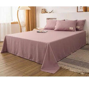 Bed Sheet Set Solid Double Bed Sheet Fabric Sheet Double Bed Household Sheet