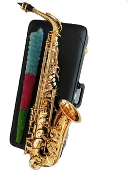 Brand Gold Алт саксофон YAS-82Z Япония саксофон E-Flat музикален инструмент С калъф професионално ниво