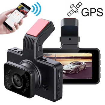 Car DVR WiFi Dash Cam 1080P Full HD Задно виждане Камера за превозно средство Устройство Видеорекордер Нощно виждане Auto Dashcam GPS аксесоари за кола