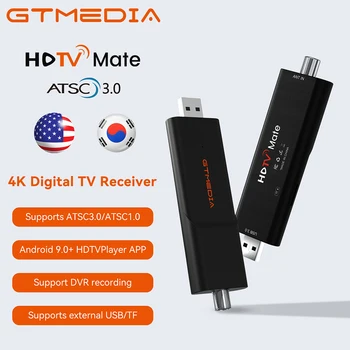 GTMEDIA HDTV Mate USB тунер стик ATSC 1.0 3.0 приемник Портативен телевизионен донгъл Работа на Android 9.0+ устройство