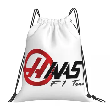 Haas F1 Team лого раници случайни преносими шнур чанти шнур пакет джоб спортна чанта книга чанти за пътуване
