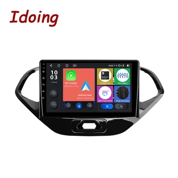 Idoing кола Android стерео главата единица 2K за Ford Figo 2015-2018 радио мултимедия видео плейър навигация GPS интелигентен No 2din