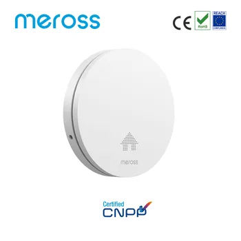 Meross Smoke Alarm Fire Detector Sensor With Mute and Self-Test Function 85 DB Gas Sensor Fire Protection with 10 Year Battery