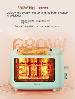 Midea Хлебопекарна - компактна и многофункционална машина за сандвич за закуска & тост 220V