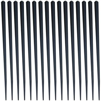 Of японски стил пръчици шестоъгълник форма нехлъзгащи пръчици пръчици за многократна употреба готвене суши заострени шестоъгълни пръчици