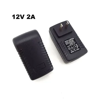 PoE захранване 12V 2A POE инжектор Ethernet адаптер за CCTV камера за видеонаблюдение Телефон US EU стена щепсел