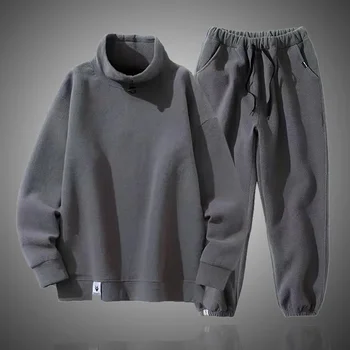 Sweat Suits Designer Cold Proof 2 Piece Sets Comfort Fleece Mens Joggers Set Модни тенденции в облеклото Топъл случаен анцуг Мъже