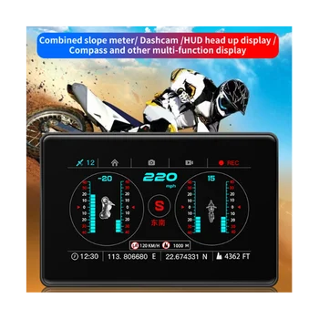 Touch Screen C20-M Car Head Up дисплей Превозно средство GPS проектор Скорост на превозното средство Компас Ниво на бордовия дисплей Аларма 32G