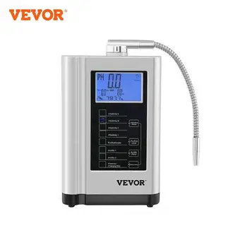 VEVOR машина за йонизатор на вода PH3.5-10.5 Домашна филтрираща система Филтър за пречистване на пиенето 7 Настройки на водата за домакински уреди