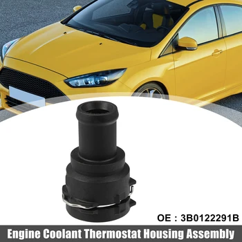 X Autohaux Авто двигател охлаждаща течност термостат корпус събрание 3B0122291B за Audi A3 Q3 TT TTS 2015-2018 сменяеми аксесоари