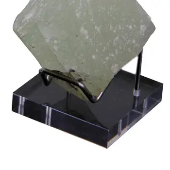 X5cm метална ръка минерална дисплей стойка притежателя с акрилна основа за софтбол голф бейзбол кристал минерална база бижута стойка